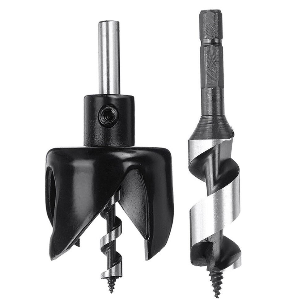 (A-Black) Hole Saw Drill Bit Round Four/Six Tooth Cemented Carbide Lock Cutter