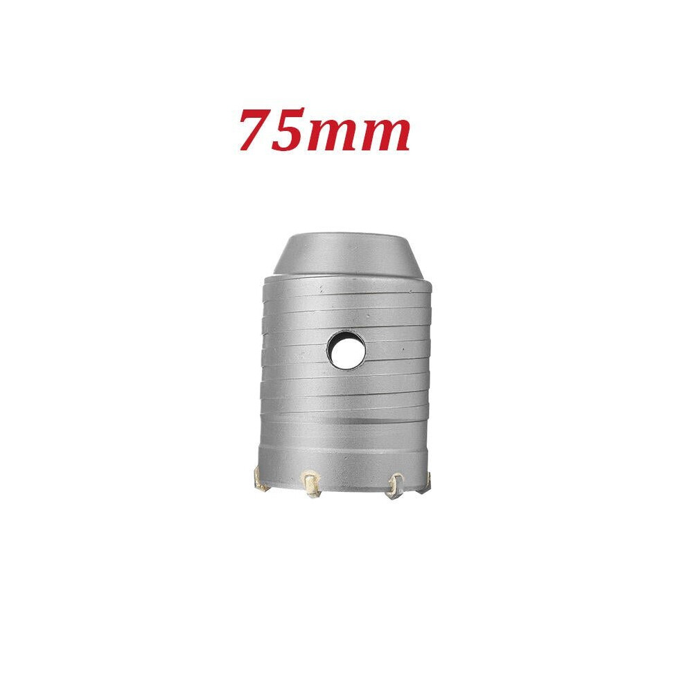 (75Mm) Round Rod 350Mm Concrete Drill Hole Saw Cutter Air Conditioner Wall Puncher 6112211936147