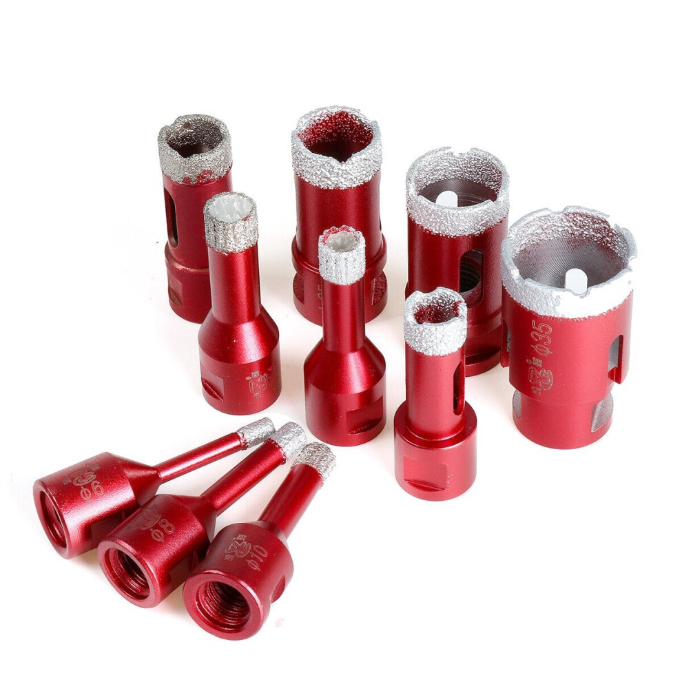 (16mm) 6mm-35mm M14 Diamond Drill Bits Drilling Hole Saw Cutter for Tile Marble Granite Stone Use Angle Grinder