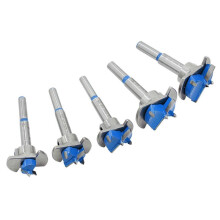 (35mm) Blue 15 20 25 30 35mm Forstner Drill Bit Wood Auger Cutter Hex Wrench Hole Saw For Power Tools