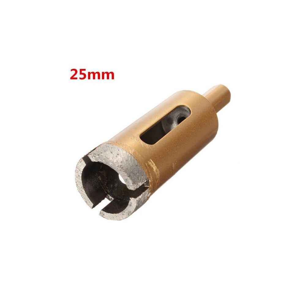 (25mm) 6mm-25mm Hole Saw Cutter Drill Bit for Marble Granite Tile Ceramic Glass