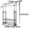 Heavy Duty Clothes Rail with Wheels, Adjustable Double Garment Rack 5