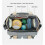 Multi-Function Baby Diaper Backpack Folding Bed Nappy Mom Changing Bag 5