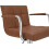 2X Brown PU Leather Bar Stools UK Rest Kitchen Breakfeast Chairs Best 9