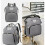 Multi-Function Baby Diaper Backpack Folding Bed Nappy Mom Changing Bag 10