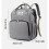 Multi-Function Baby Diaper Backpack Folding Bed Nappy Mom Changing Bag 6