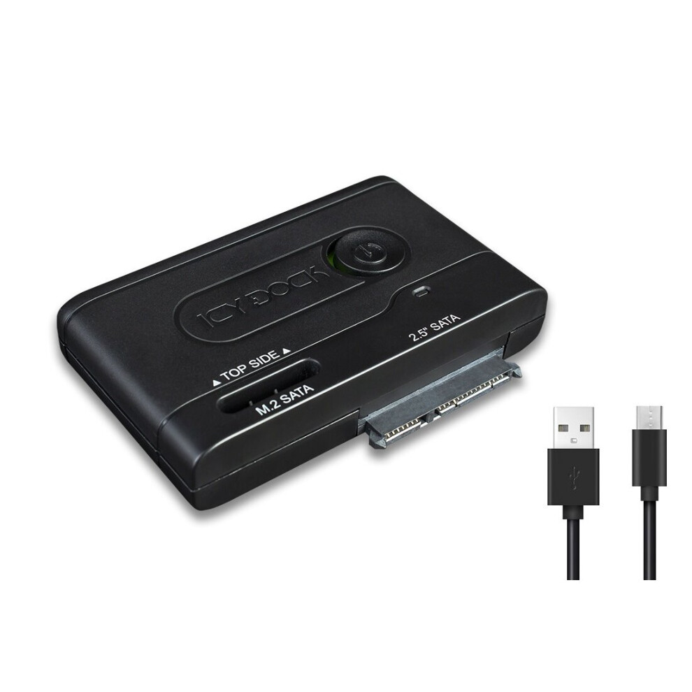 Icy Dock Mb031u-1Smb 2.5" & M.2 Sata Hdd Ssd To Usb 3.2 Adapter 4713227445580