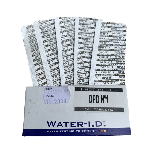 PoolLab DPD No 1 Photometer Reagent Tablets Chlorine Bromine (50 pack ...