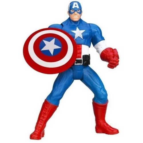 Disney Marvel Mighty Battlers Final Justice Captain America Figure by Hasbro