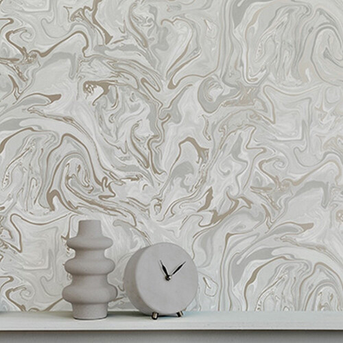 Fine Decor Fine Decor Marble Natural Grey Wallpaper FD43056 2