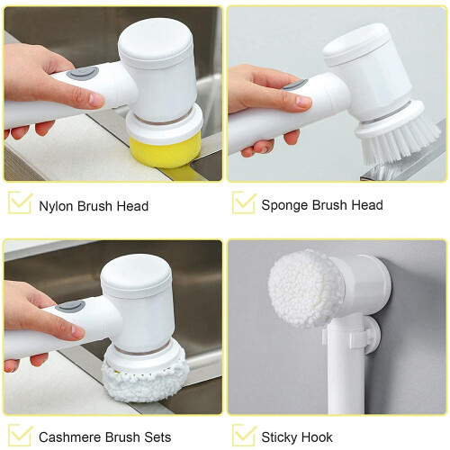 (Rechargeable) Electric Spin Scrubber Rechargeable Cleaning Tools 2