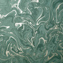 Fine Decor Marble Emerald Green Wallpaper FD43058 - Metallic, Washable, Offset Pattern, 53cm Repeat, 10.05m Roll