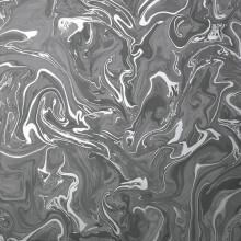 Fine Decor Marble Charcoal Grey Wallpaper FD43057 - Metallic Accent, Washable, Paste-the-Paper (52cm x 10.05m, 53cm Repeat)