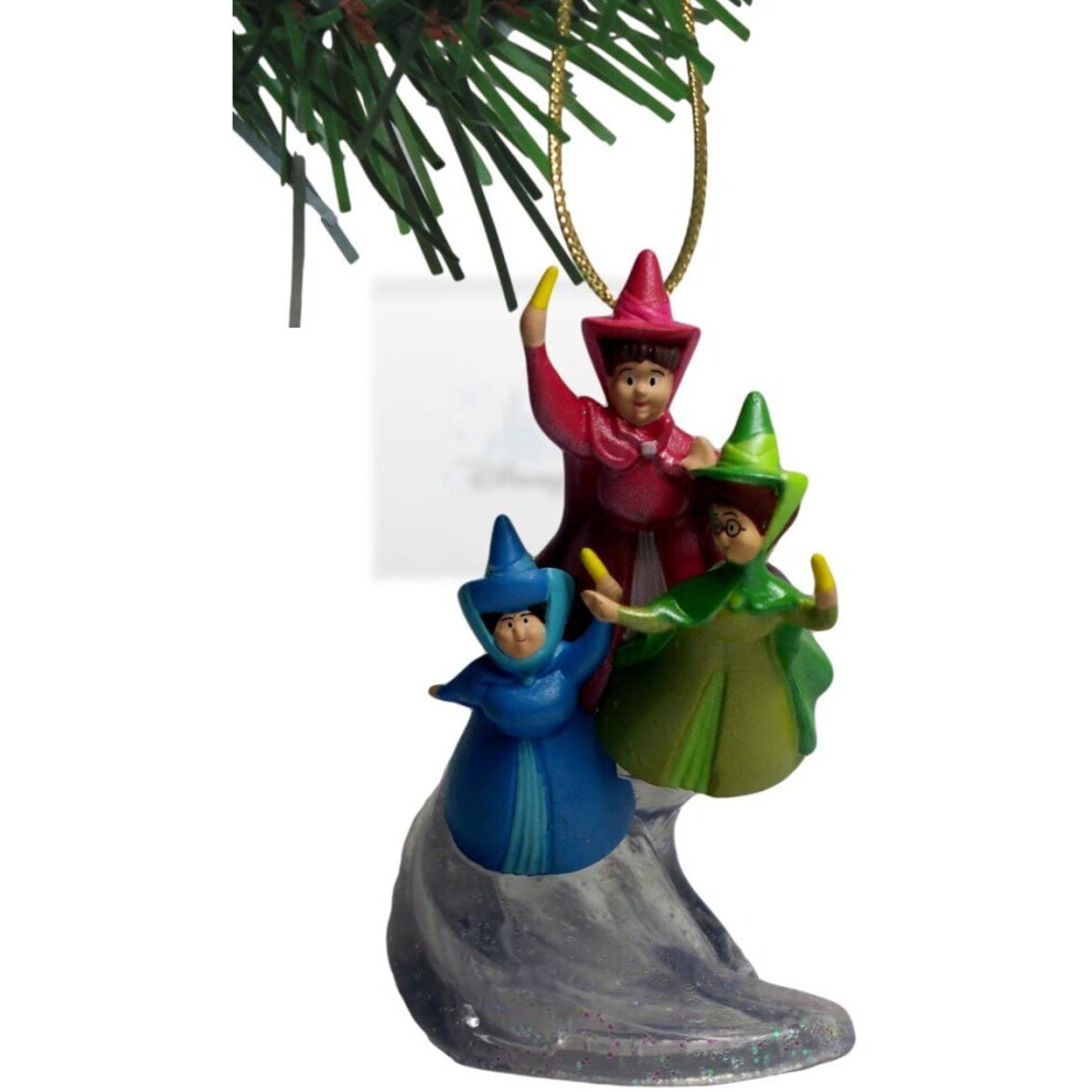 Disney Disney's Sofia The First 'Flora, Fauna And Merryweather' Ornament Gold
