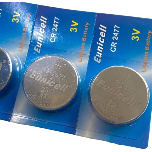 CR2477 (5 pack) Batteries Lithium 3V 1