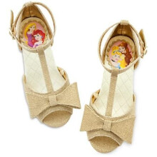 Disney Princess Golden Heeled Shoe For Kids UK Size 12 / EU Size 31