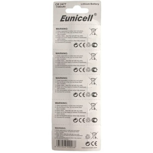 CR2477 (5 pack) Batteries Lithium 3V 2