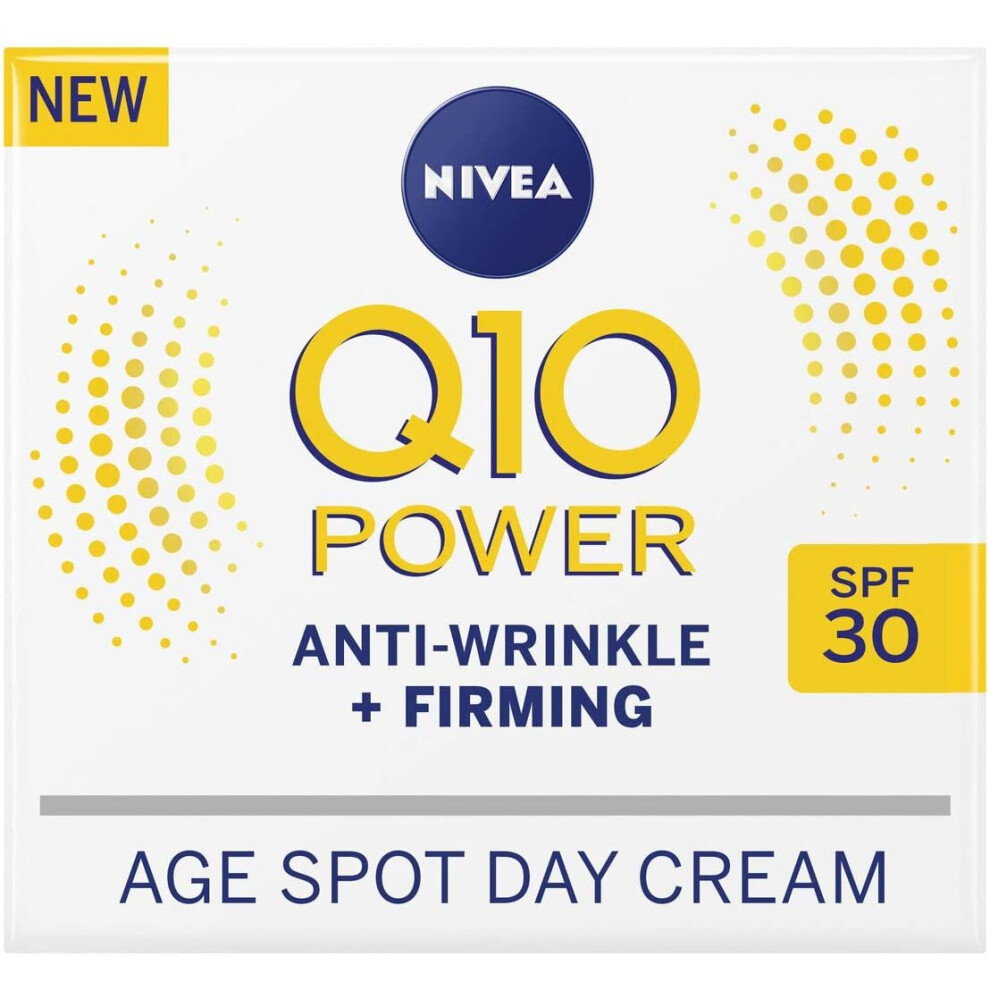 NIVEA Q10 Power Anti-Wrinkle + Firming Age Spot Day Cream SPF30 (50ml)