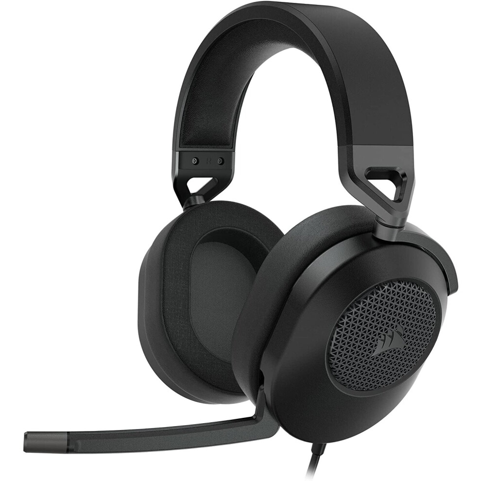 Corsair Hs65 Surround Gaming Headset (Leatherette Memory Foam Ear Pads, Dolby Audio 7.1 Surround Sound On Pc And Mac,...