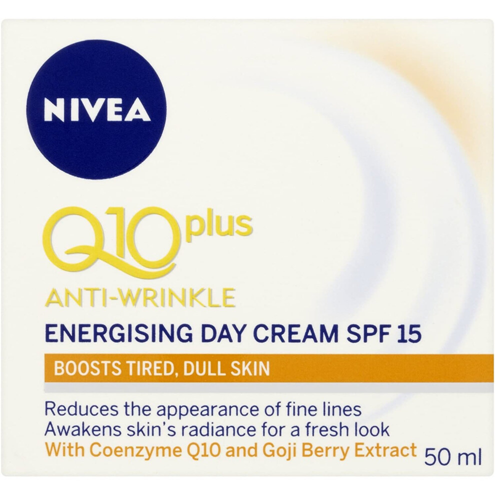 Nivea Q10 Plus Anti-Wrinkle Energising Day Cream SPF 15 50 ml