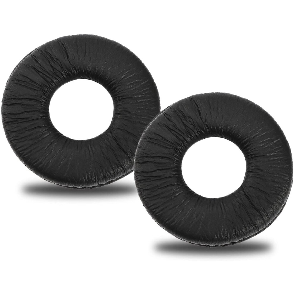 1 Pair Earpads Replacement Ear Pad In Leather Foam Ear Cushions Soft Headphones Pads Compatible With Sony Mdr Zx100 Zx300... Black 4894833022713