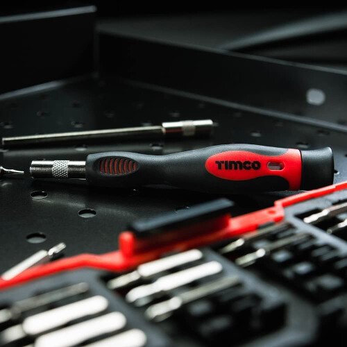 TIMco TIMCO Precision Screwdriver Bit Set - Precision Screwdriver with Interchangeable Driver Bits - 18 Pieces - Ideal for Installing... 2
