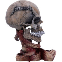 Nemesis Now Officially Licensed Metallica Pushead Skull 23.5cm, Cream