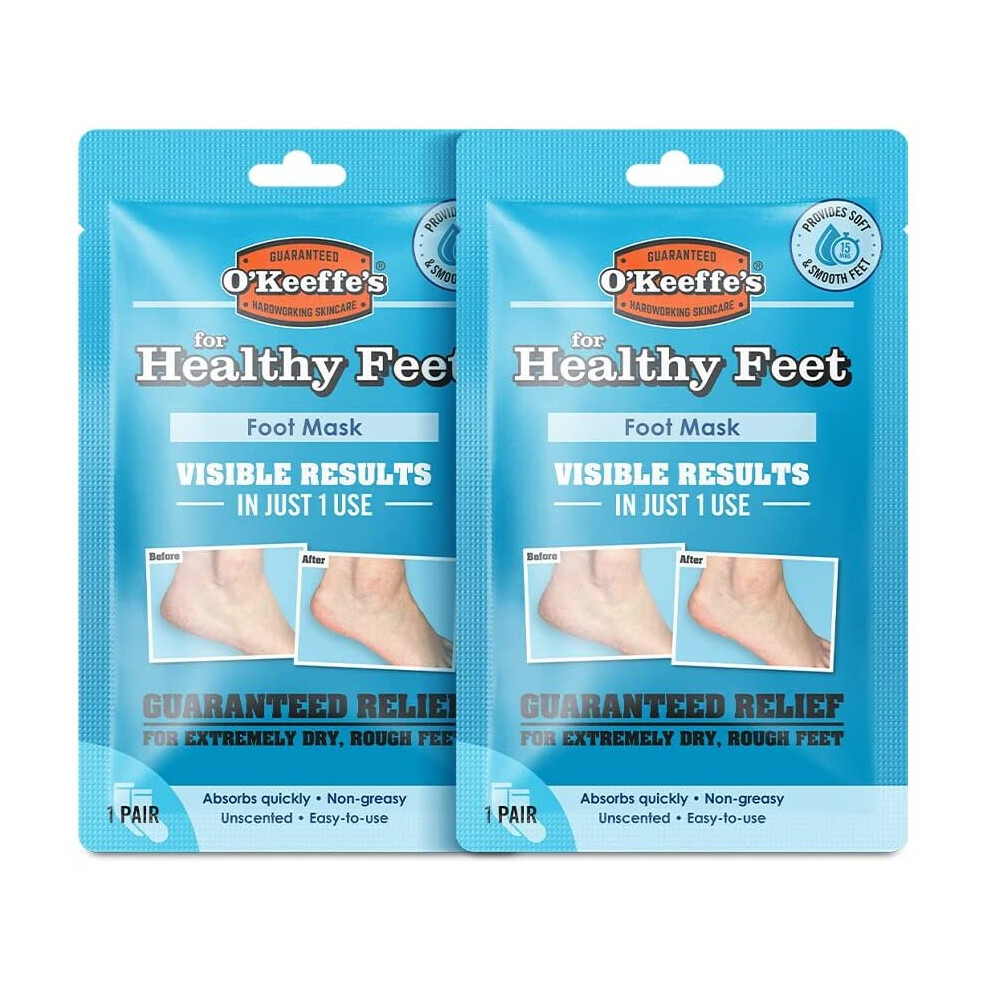 O'Keeffe's Healthy Feet Foot Mask (2 Pairs)-image-OPC-P97XPN2-NEW