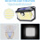 [4 Pack] Solar Security Lights Outdoor Super Bright 178LED Solar Wall Lights 270Wide Angle Solar Motion Sensor Lights IP65... 6