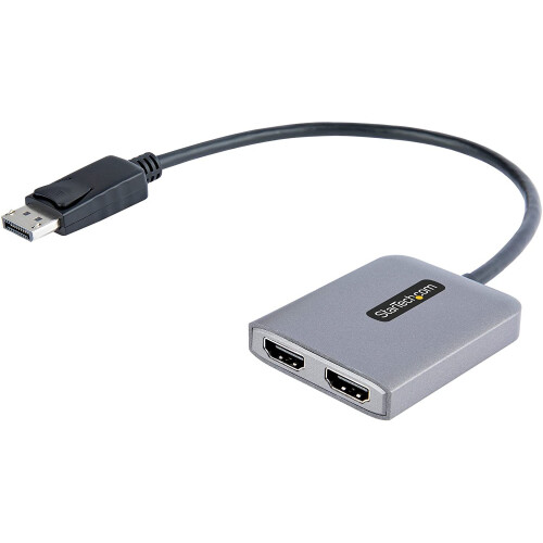 StarTech.com Hub DisplayPort HDMI Doble - StarTech.com - Convertidor DisplayPort Macho a HDMI - Negro