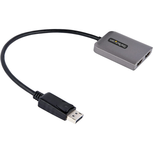 StarTech.com Hub DisplayPort HDMI Doble - StarTech.com - Convertidor DisplayPort Macho a HDMI - Negro 1