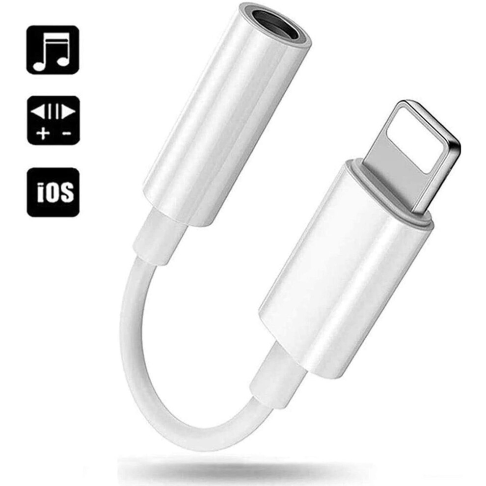 Headphone Adapter For Iphone To 3.5Mm Jack Audio Adapter Headset Cable Jack Aux Audio Dongle Earphone Adapter Jack Converter... 799710836619