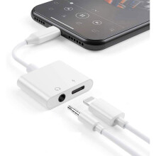 [2 in 1]Headphone Adapter for iPhone to 3.5mm Jack AUX Audio Adapter Cable for iPhone 13/12/11/Xs Max/Xs/X/Xr/SE/8 Plus/8/7...
