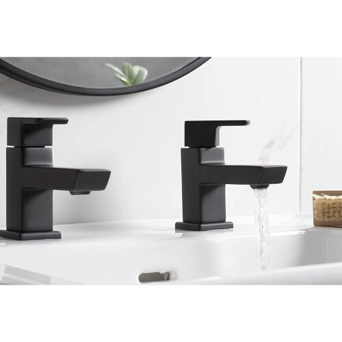 Bristan Bristan Cobalt Basin Pillar Taps Black (COB 1/2 BLK) 2