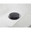 Bristan Bristan W BASIN04 BLK Round Basin Clicker Waste Slotted, Black 4