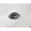 Bristan Bristan W BASIN04 BLK Round Basin Clicker Waste Slotted, Black 5