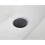 Bristan Bristan W BASIN04 BLK Round Basin Clicker Waste Slotted, Black 2
