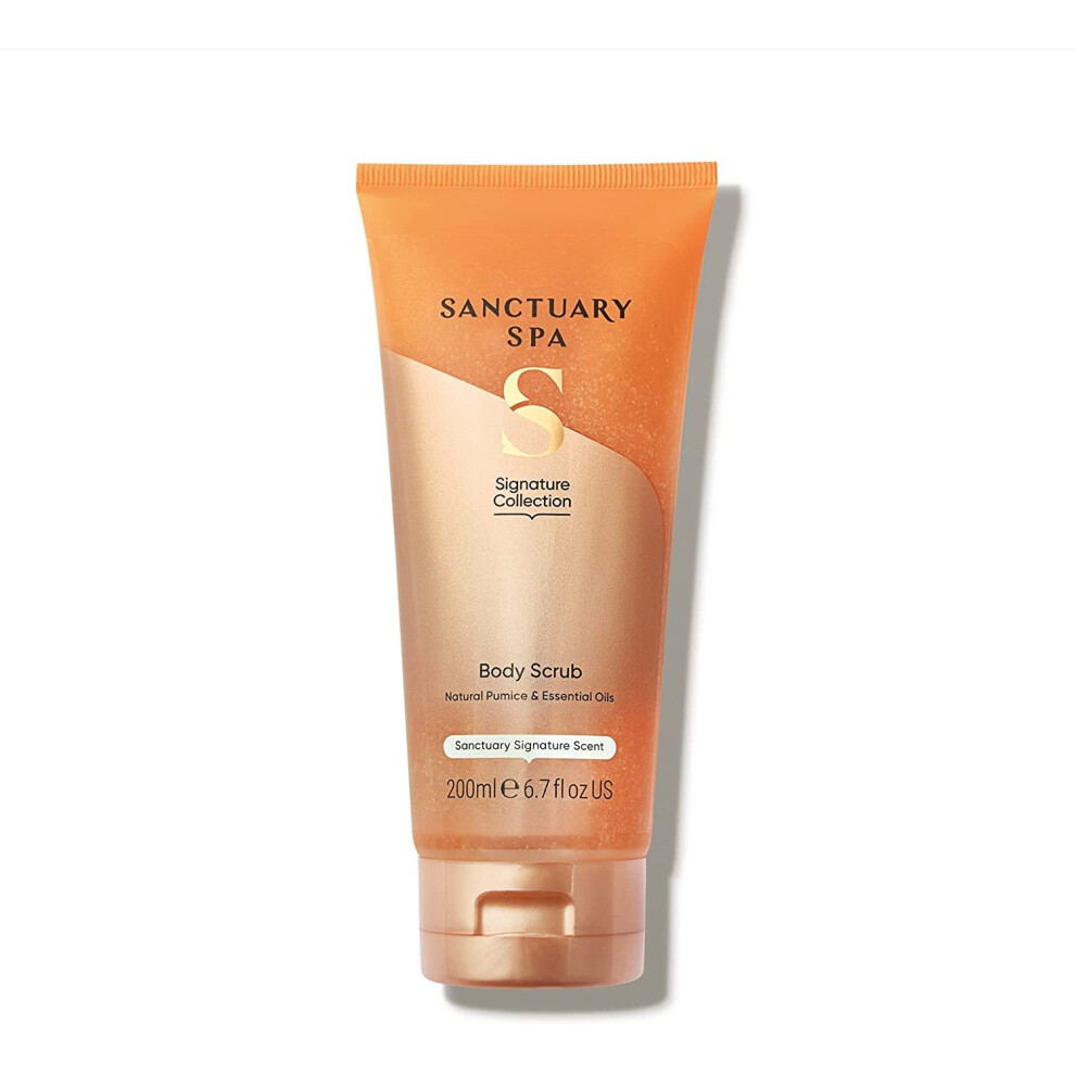 Sanctuary Spa Body Scrub With Natural Pumice And Essential Oils, Vegan And Cruelty Free, 200Ml