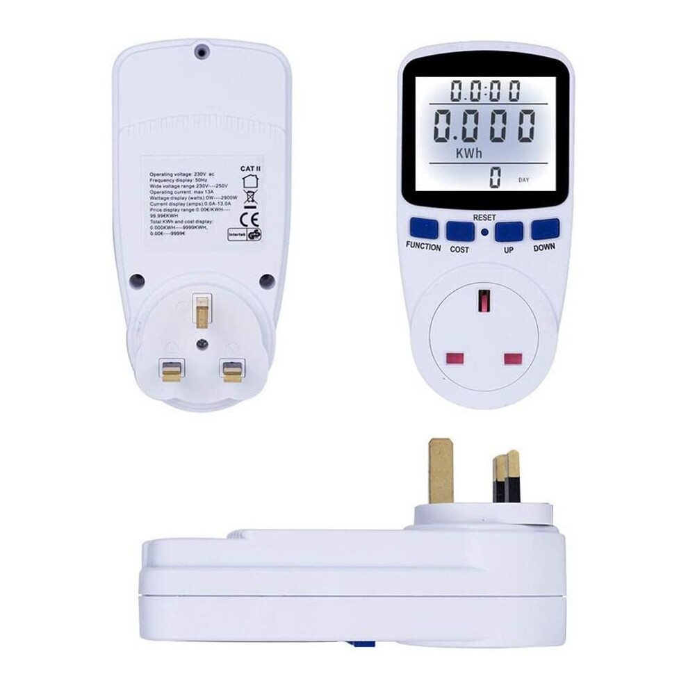 Power Meter Energy Monitor With Backlight Lcd Display Digital Power Meter With 7 Modes Power Meter Plug Power Monitor Voltage... 3569794815513