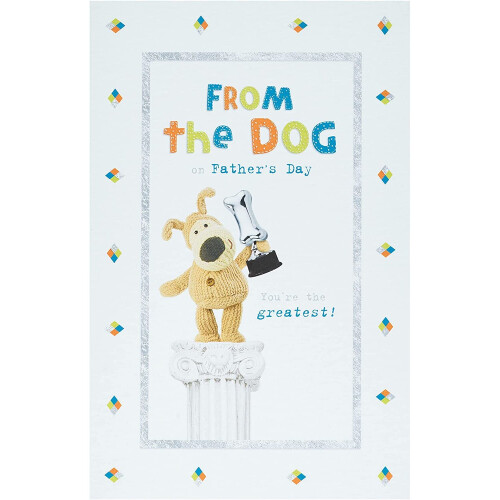 Boofle Father's Day Card from the Dog - Cute Father's Day Card - From ...