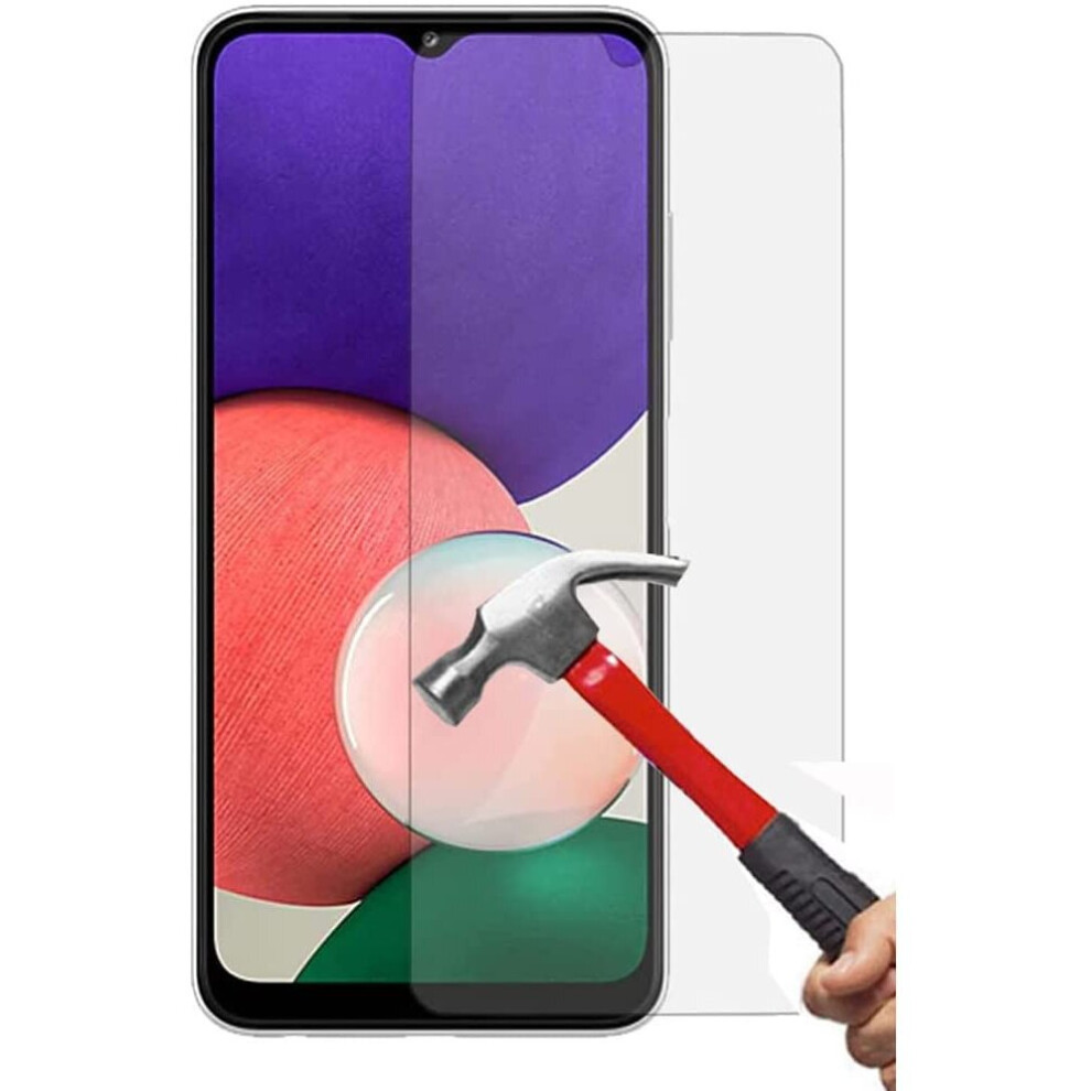 For Samsung Galaxy A22 5G Screen Protector Tempered Glass [9H Hardness] [Bubble Free] [Case Friendly] Screen Protector For... 5055997412317