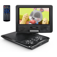 YOTON 9.5" Portable DVD Player with 7.5" HD Swivel Screen for Car and Kids, 4-6 Hours Working time with Built-in Battery, Dual...