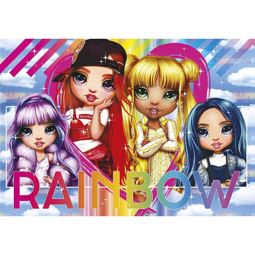 Clementoni Puzzle per bambini - Clementoni - Rainbow High - 180 pezzi - Bianco - A partire da 8 anni 1