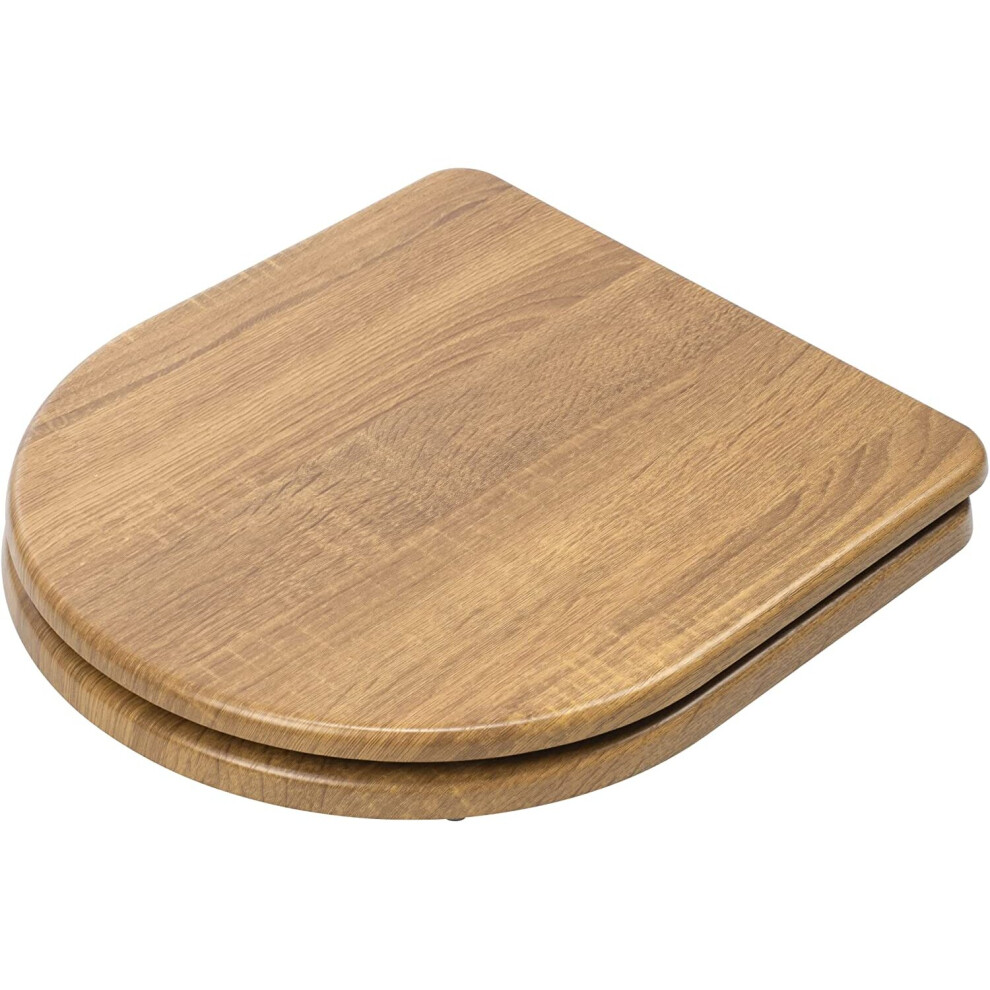 Croydex WL610286H Levico Toilet Seat, Teat Effect