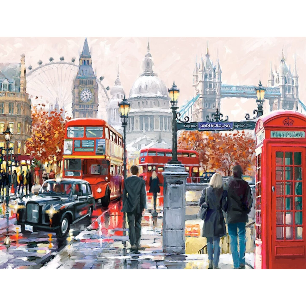 Craftida Paint By Numbers For Adults Paint By Number Kits Painting By Numbers Acrylic Oil Painting Kit 16X20 Inch Pre-Printed Canvas By...