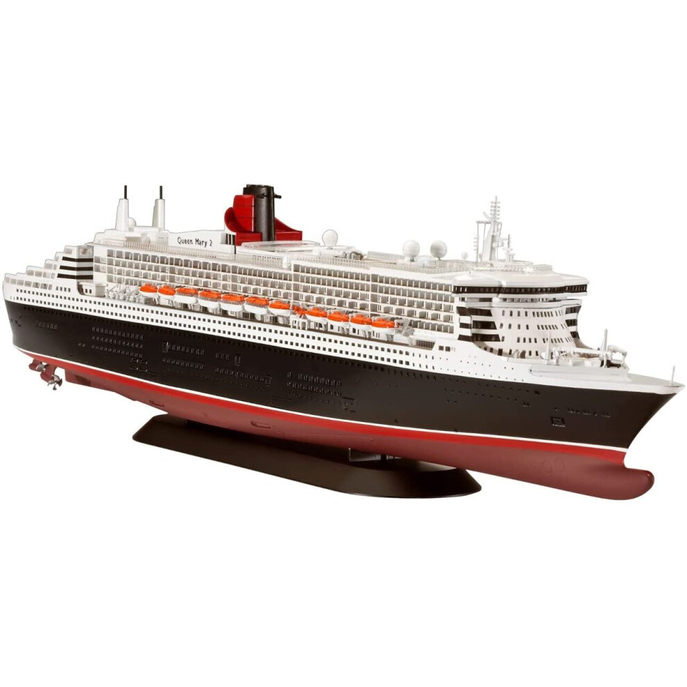 Revell RV05231 1:700-Queen Mary 2, Unpainted