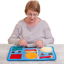 Fidget Blanket for Dementia | Calming & Comforting Dementia Activities for Seniors | Dementia Products for Elderly | Dementia...