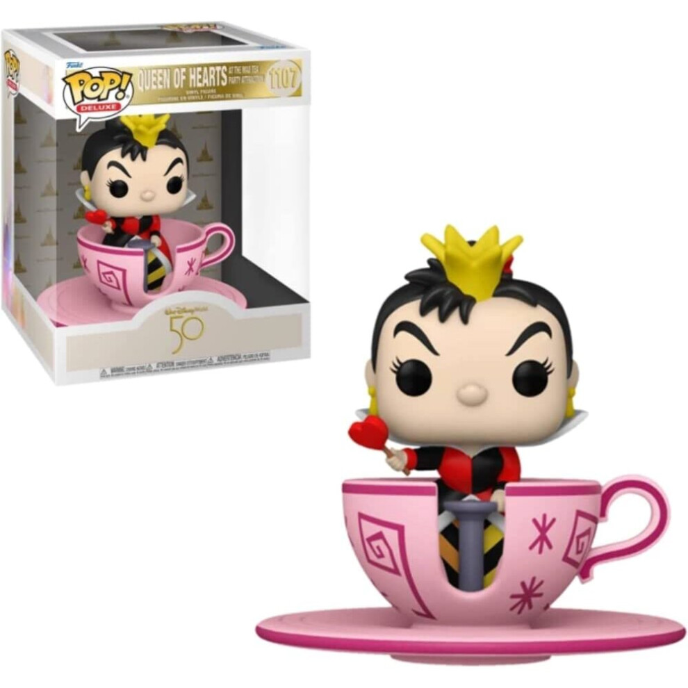 Alice In Wonderland - WDW50 Queen In Teacup POP! Vinyl Deluxe - Funko Pop