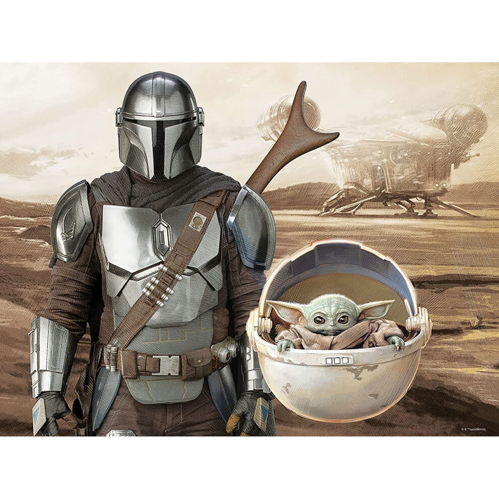 Prime 3D ST32629 Mandalorian 3D Puzzle, Multicolor-image-OPC-P97YFXQ-NEW