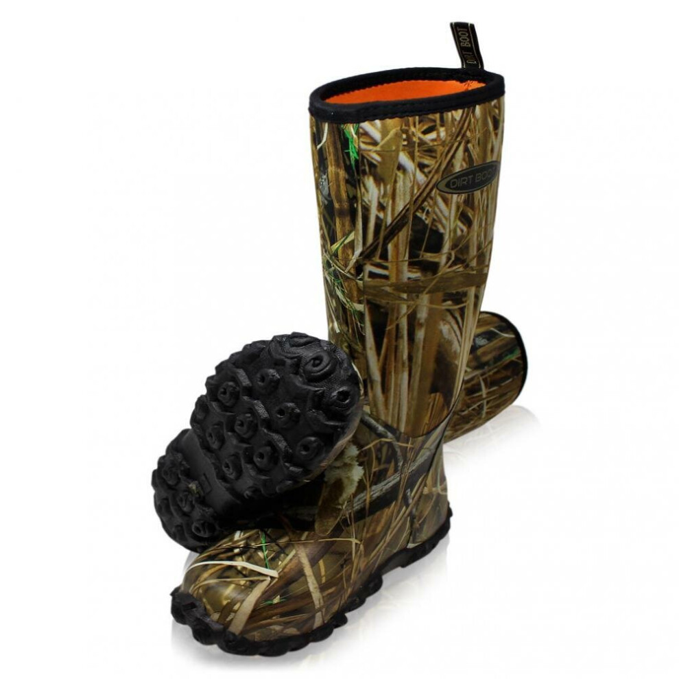 Dirt Boot (10 Uk) Neoprene Wellington Muck Field Hunting Boots Mallard Marsh Wellies